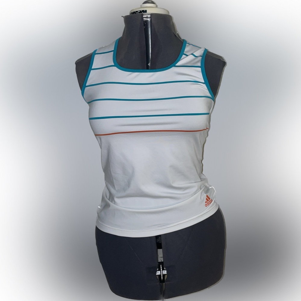 Adidas Womens Premium Climalite Tank Medium White NWT